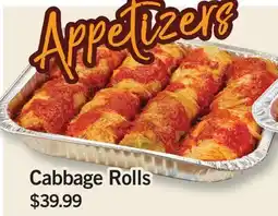Fortinos CABBAGE ROLLS offer