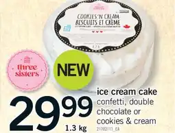 Fortinos ICE CREAM CAKE, 1.3 kg offer
