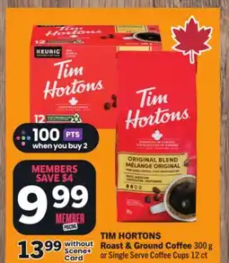 Foodland TIM HORTONS Roast & Ground Coffee offer