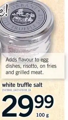 Fortinos WHITE TRUFFLE SALT, 100 g offer