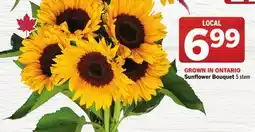 Foodland Sunflower Bouquet 5 stem offer