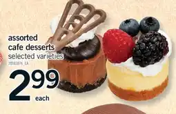 Fortinos ASSORTED CAFE DESSERTS offer