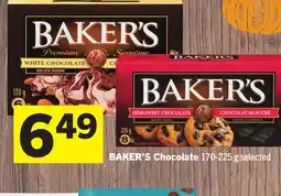 Foodland BAKER'S Chocolate offer