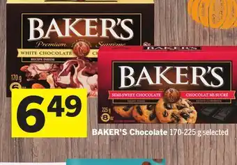 Foodland BAKER'S Chocolate offer