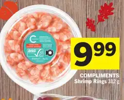 Foodland COMPLIMENTS Shrimp Rings offer