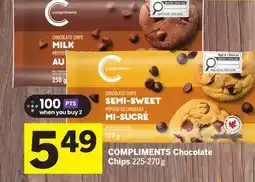 Foodland COMPLIMENTS Chocolate Chips offer