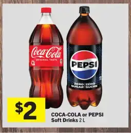 Foodland COCA-COLA or PEPSI Soft Drinks offer