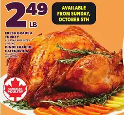 Independent Grocer FRESH GRADE A TURKEY offer