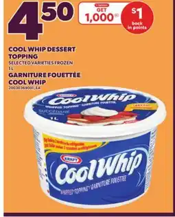 Independent Grocer COOL WHIP DESSERT TOPPING, 1 L offer
