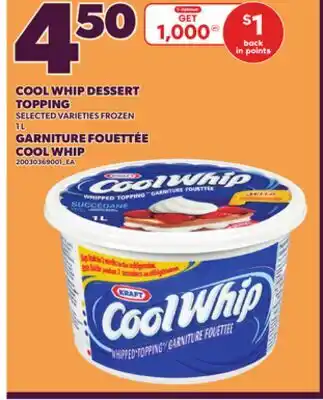 Independent Grocer COOL WHIP DESSERT TOPPING, 1 L offer