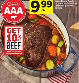 Foodland Inside Round Roasts offer
