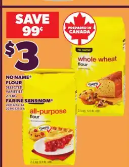 Independent Grocer NO NAME FLOUR, 2.5 KG offer