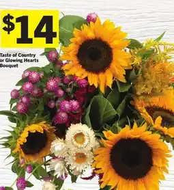 Foodland Taste of Country or Glowing Hearts Bouquet offer
