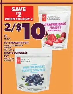 Independent Grocer PC FROZEN FRUIT, 300-600 G offer