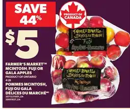 Independent Grocer FARMER'S MARKET MCINTOSH, FUJI OR GALA APPLES, 4 LB offer