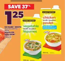 Independent Grocer NO NAME BROTH, 900 ML offer