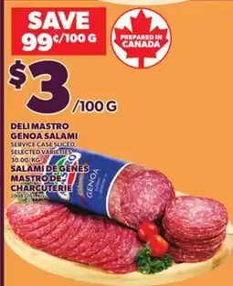 Independent Grocer DELI MASTRO GENOA SALAMI offer