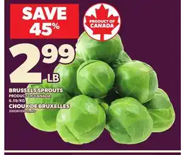 Independent Grocer BRUSSELS SPROUTS offer