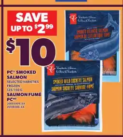 Independent Grocer PC SMOKED SALMON, 125/150 G offer
