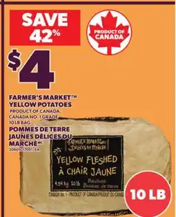 Independent Grocer FARMER'S MARKET YELLOW POTATOES, 10 LB BAG offer