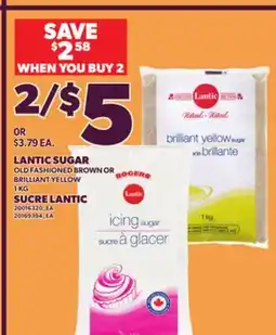 Independent Grocer LANTIC SUGAR, 1 KG offer