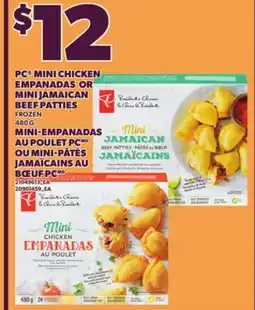 Independent Grocer PC MINI CHICKEN EMPANADAS OR MINI JAMAICAN BEEF PATTIES, 480 G offer