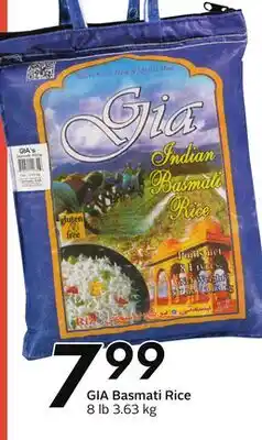 Sobeys GIA Basmati Rice offer
