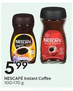 Sobeys NESCAFÉ Instant Coffee offer