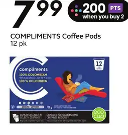 Sobeys COMPLIMENTS Coffee Pods offer
