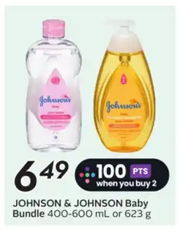 Sobeys JOHNSON & JOHNSON Baby Bundle offer