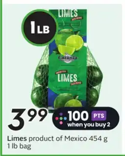 Sobeys Limes offer