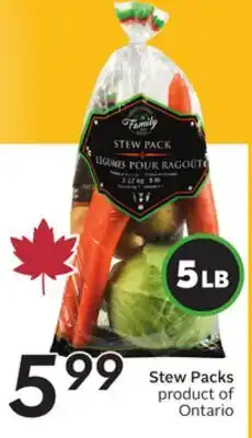 Sobeys Stew Packs offer