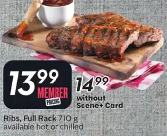 Sobeys Ribs, Full Rack offer