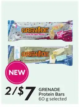 Sobeys GRENADE Protein Bars offer