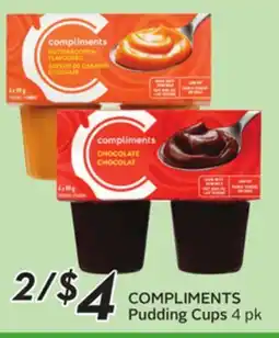 Sobeys COMPLIMENTS Pudding Cups offer