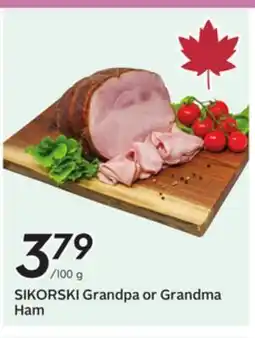 Sobeys SIKORSKI Grandpa or Grandma Ham offer