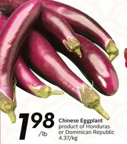 Sobeys Chinese Eggplant offer