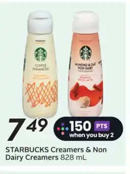Sobeys STARBUCKS Creamers & Non Dairy Creamers offer