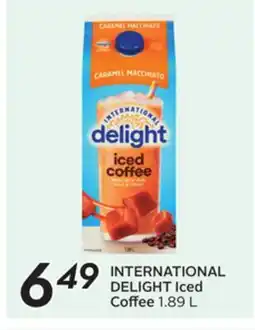 Sobeys INTERNATIONAL DELIGHT Iced Coffee offer