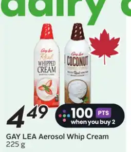 Sobeys GAY LEA Aerosol Whip Cream offer