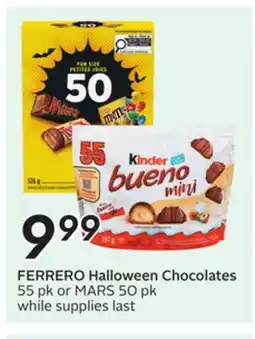 Sobeys FERRERO Halloween Chocolates offer