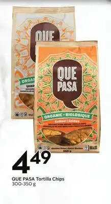 Sobeys QUE PASA Tortilla Chips offer
