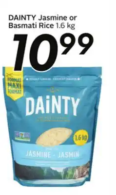 Sobeys DAINTY Jasmine or Basmati Rice offer