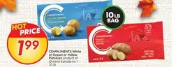 Sobeys COMPLIMENTS White or Russet or Yellow Potatoes offer