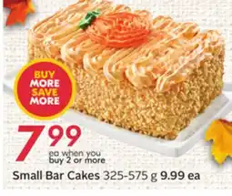 Sobeys Small Bar Cakes offer
