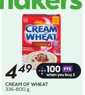Sobeys CREAM OF WHEAT offer
