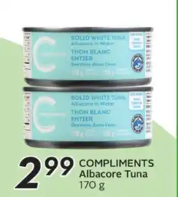 Sobeys COMPLIMENTS Albacore Tuna offer