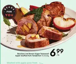 Sobeys Bourbon and Brown Sugar Seasoned Apple Stuffed Pork Tenderloin - Ready For You - Apple Fest offer