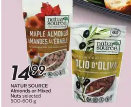 Sobeys NATUR SOURCE Almonds or Mixed Nuts offer