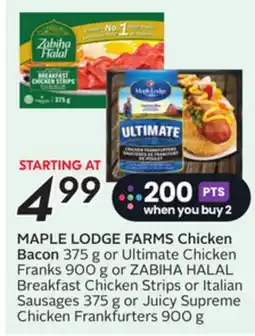 Sobeys MAPLE LODGE FARMS Chicken Bacon offer